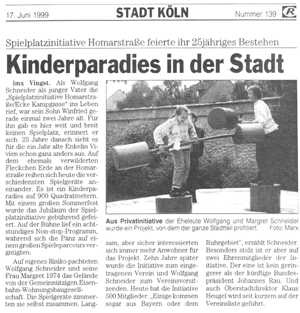 Kinderparadies in der Stadt