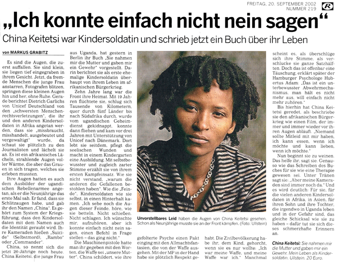 "Ich konnte einfach nicht nein sagen" 