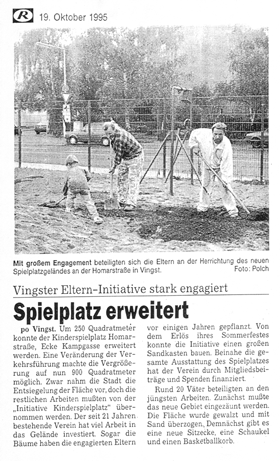 Spielplatz erweitert