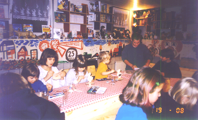 Malnachmittag im Spielplatzkeller